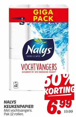 Dekamarkt Nalys keukenpapier aanbieding