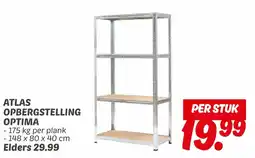 Dekamarkt Atlas opbergstelling optima aanbieding