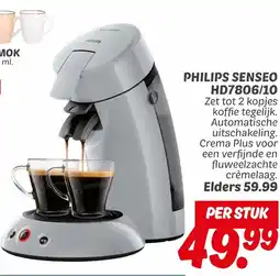 Dekamarkt Philips senseo HD7806/10 aanbieding