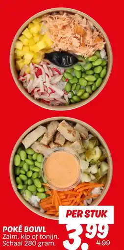 Dekamarkt Poké bowl aanbieding