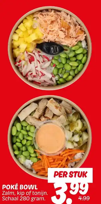 Dekamarkt Poké bowl aanbieding