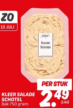 Dekamarkt Kleer salade schotel aanbieding