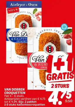 Dekamarkt Van dobben croquetten aanbieding