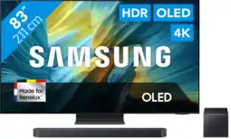 Coolblue Samsung 83 OLED S95F 4K (2025) + Samsung HW-Q990F (2025) aanbieding