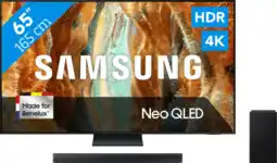 Coolblue Samsung 65 Neo QLED QN73F 4K (2025) + Samsung HW-B750F (2025) aanbieding