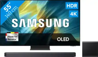Coolblue Samsung 55 OLED S95F 4K (2025) + Samsung HW-Q930F (2025) aanbieding