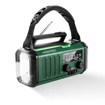 ANWB Noodradio Solar 10.000 mAh Groen aanbieding