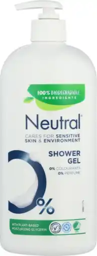 De Online Drogist Neutral Shower Gel Sensitive Skin 900ML aanbieding