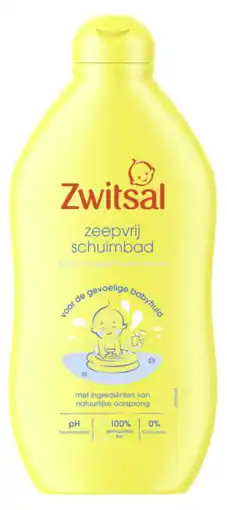 De Online Drogist Zwitsal Zeepvrij Schuimbad 0% Sulfaat 400ML aanbieding