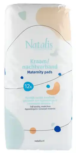 De Online Drogist Natalis Kraam/Nacht Verband 12ST aanbieding