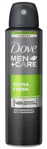 De Online Drogist Dove Men+Care Extra Fresh Deodorant Spray 150ML aanbieding