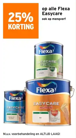 GAMMA Op alle flexa easycare ook op mengverf aanbieding