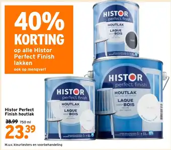 GAMMA Histor Perfect Finish houtlak aanbieding