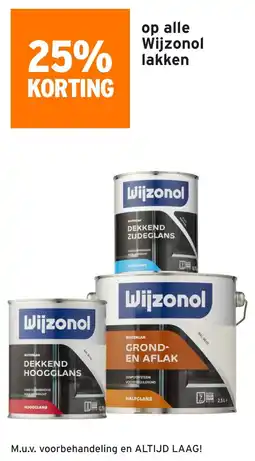GAMMA Op alle wijzonol lakken aanbieding