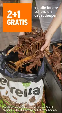 GAMMA Op alle boom schors en cacaodoppen aanbieding