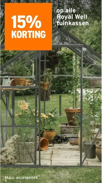 GAMMA Op alle royal well tuinkassen aanbieding