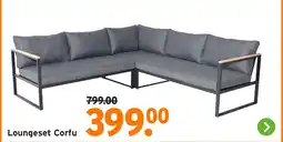 GAMMA Loungeset Corfu aanbieding