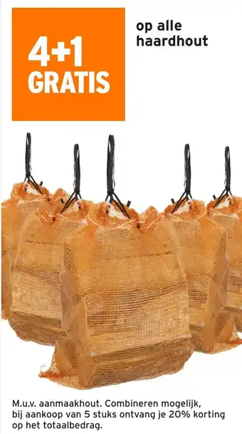 GAMMA Op alle haardhout aanbieding
