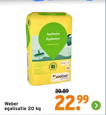 GAMMA Weber egalisatie aanbieding