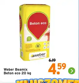 GAMMA Weber Beamix Beton eco aanbieding