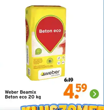 GAMMA Weber Beamix Beton eco aanbieding