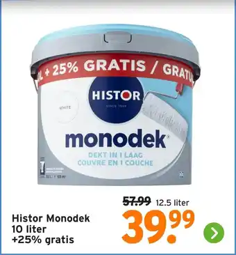 GAMMA Histor Monodek aanbieding
