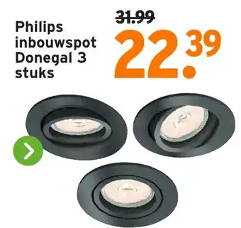 GAMMA Philips inbouwspot Donegal aanbieding