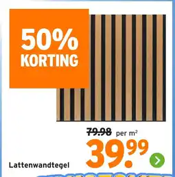 GAMMA Lattenwandtegel aanbieding
