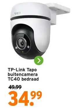 GAMMA TP Link Tapo buitencamera TC40 bedraad aanbieding