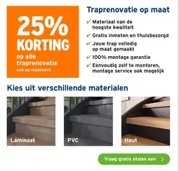 GAMMA Op alle traprenovatie aanbieding