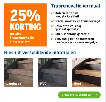 GAMMA Op alle traprenovatie aanbieding