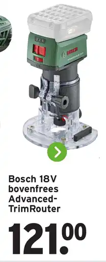 GAMMA Bosch 18V bovenfrees Advanced TrimRouter aanbieding
