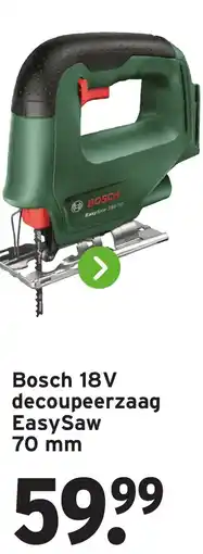 GAMMA Bosch 18V decoupeerzaag EasySaw aanbieding