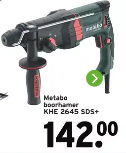 GAMMA Metabo boorhamer KHE 2645 SDS+ aanbieding