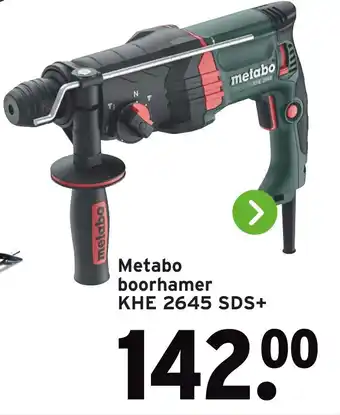 GAMMA Metabo boorhamer KHE 2645 SDS+ aanbieding