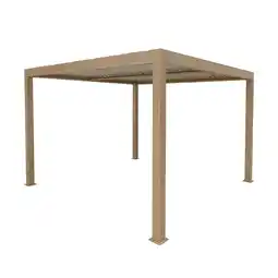 Van Cranenbroek Pergola Feriolo 3x3 m Wood Look aanbieding