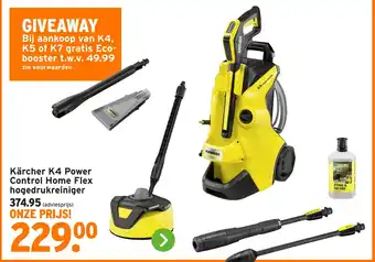 GAMMA Kärcher K4 Power Control Home Flex hogedrukreiniger aanbieding