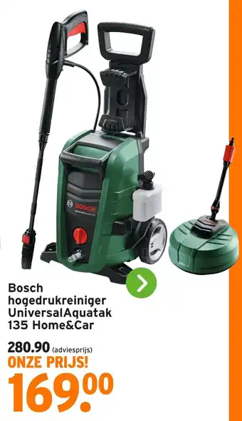 GAMMA Bosch hogedrukreiniger Universal Aquatak 135 Home&Car aanbieding