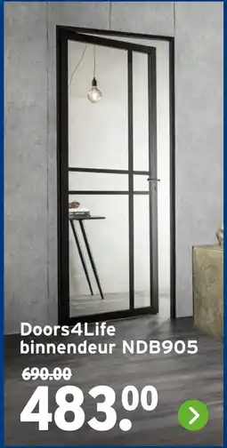 GAMMA Doors4Life binnendeur NDB905 aanbieding
