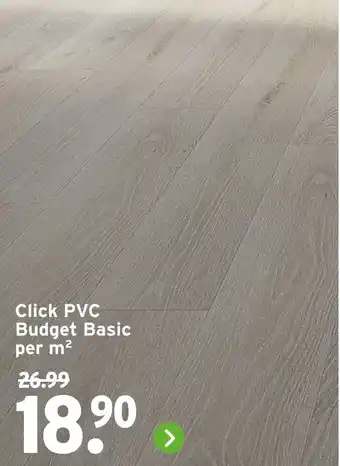 GAMMA Click PVC Budget Basic aanbieding