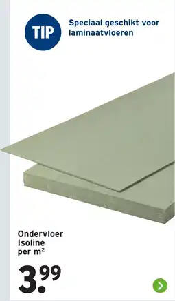 GAMMA Ondervloer Isoline aanbieding