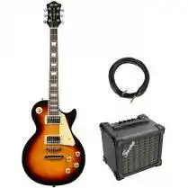 Bax-Music Fazley FLP318 Sunburst elektrische gitaar + versterker + kabel aanbieding
