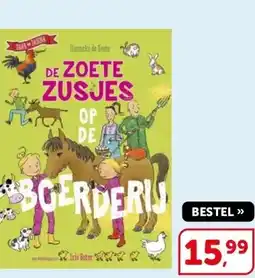 Boekenvoordeel DE ZOETE ZUSJES OP BOERDERIJ aanbieding