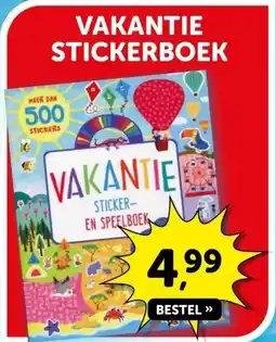 Boekenvoordeel VAKANTIE STICKERBOEK aanbieding