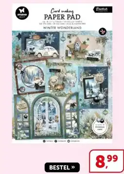 Boekenvoordeel Card making PAPER PÁD aanbieding