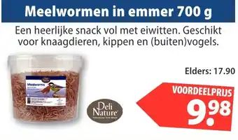 Huisdier Voordeelshop Meelwormen in emmer 700 g aanbieding