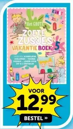 Boekenvoordeel ZOETE ZUSJES VAKANTIEBOEK aanbieding