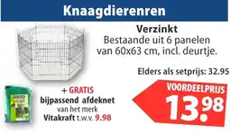 Huisdier Voordeelshop Knaagdierenren aanbieding