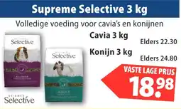 Huisdier Voordeelshop Supreme Selective 3 kg aanbieding