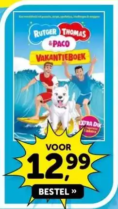 Boekenvoordeel RUTGER THOMAS &P ACO VAKANTIEBOEK aanbieding